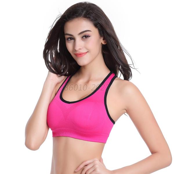 Hot Women Breathable Seamless Sport Bra Padded Stretch Yoga Fitness Workout Tank Ebay 